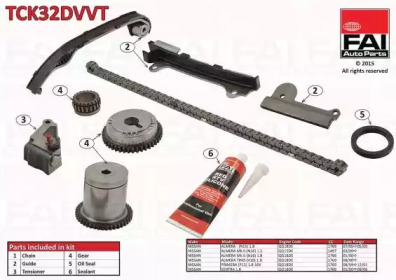 FAI AUTOPARTS TCK32DVVT