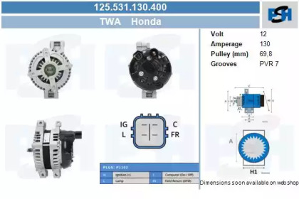 CV PSH 125.531.130.400