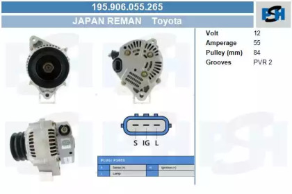 CV PSH 195.906.055.265