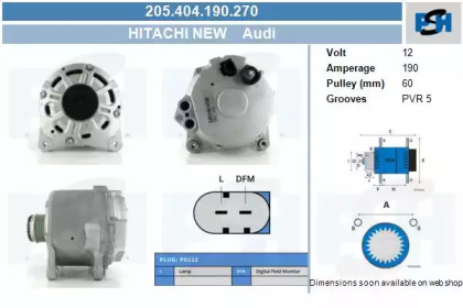 CV PSH 205.404.190.270 CV PSH 205.404.190.270