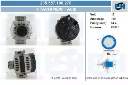 CV PSH 205.557.180.270