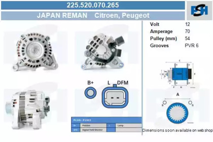 CV PSH 225.520.070.265