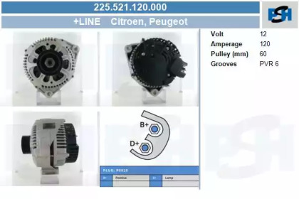 CV PSH 225.521.120.000 CV PSH 225.521.120.000