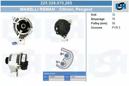 CV PSH 225.529.070.265 CV PSH 225.529.070.265