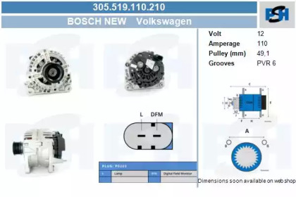 CV PSH 305.519.110.210