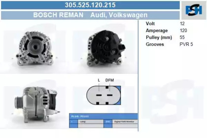CV PSH 305.525.120.215 CV PSH 305.525.120.215