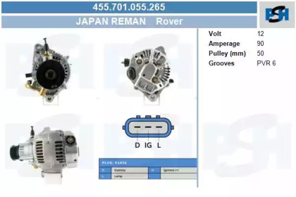 CV PSH 455.701.055.265 CV PSH 455.701.055.265
