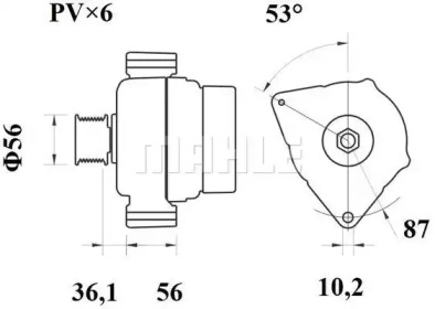 mahle original mg86