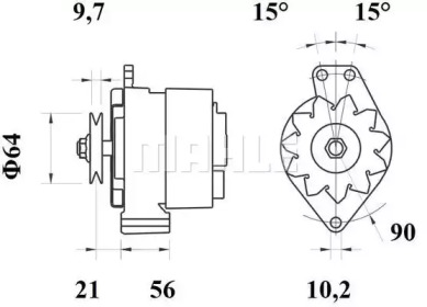 mahle original mg152