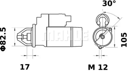 MAHLE ORIGINAL MS 119