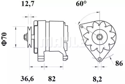 mahle original mg387
