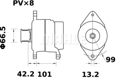 MAHLE ORIGINAL MG 614