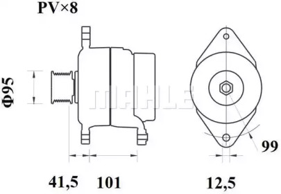 mahle original mg585