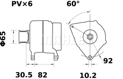 MAHLE ORIGINAL MG 47