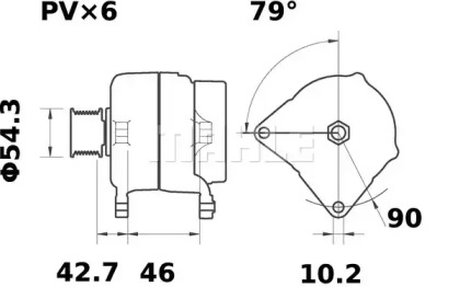 MAHLE ORIGINAL MG 48