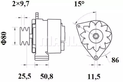 mahle original mg85