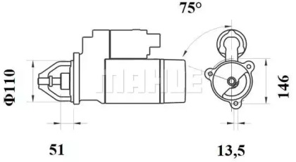 MAHLE ORIGINAL KX 208D