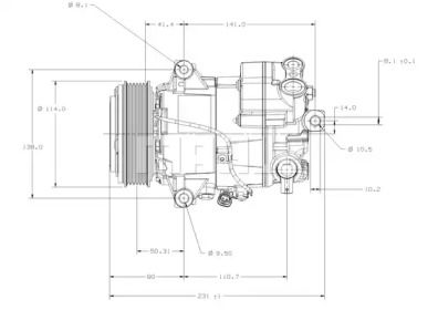 MAHLE ORIGINAL ACP 52