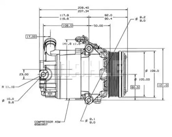 MAHLE ORIGINAL ACP 4