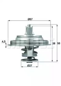 MAHLE ORIGINAL TI 85 82D