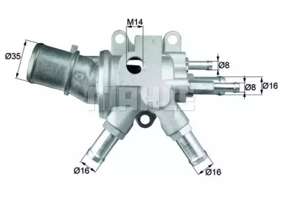 MAHLE ORIGINAL TI 147 80