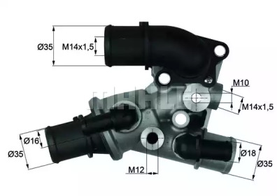 MAHLE ORIGINAL TI 152 88