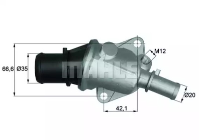 MAHLE ORIGINAL TI 157 88