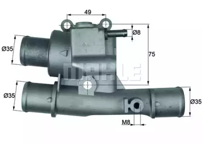 MAHLE ORIGINAL TI 175 88