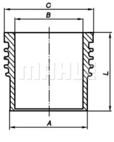 MAHLE ORIGINAL 209 WT 07 00