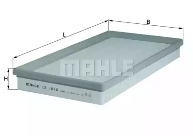 MAHLE ORIGINAL LX 1818