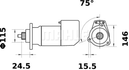 mahle original ms566
