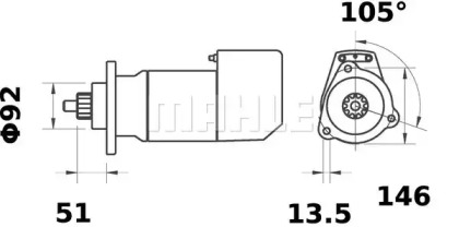 mahle original ms522