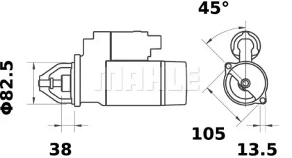 mahle original ms349