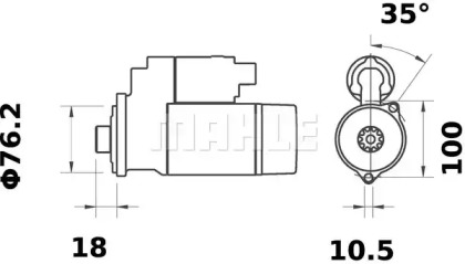 mahle original ms153