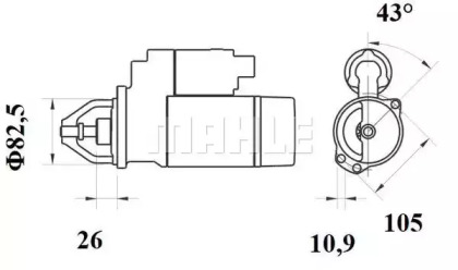mahle original ms129