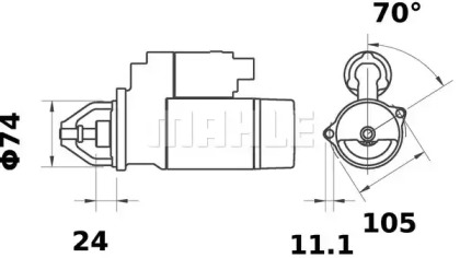 mahle original ms123