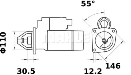 MAHLE ORIGINAL MS 58