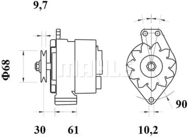 MAHLE ORIGINAL MS 15