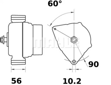 MAHLE ORIGINAL MG 606