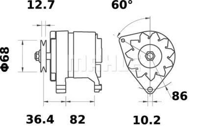 mahle original mg587