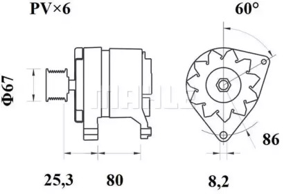 MAHLE ORIGINAL MG 563