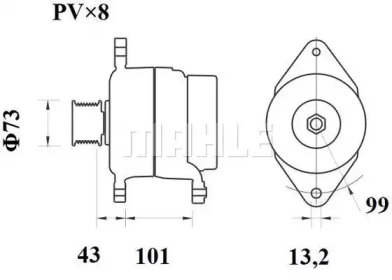 mahle original mg537