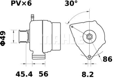 mahle original mg523