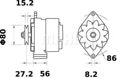 mahle original mg516