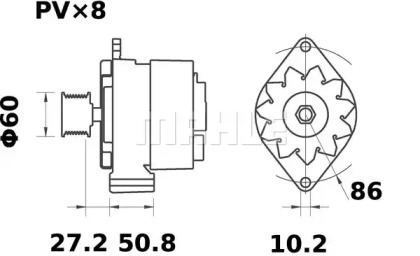 mahle original mg520