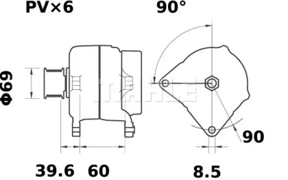 mahle original mg506