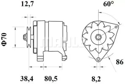 MAHLE ORIGINAL MG 451