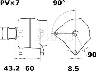 mahle original mg362