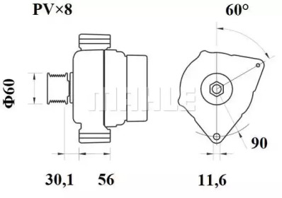 MAHLE ORIGINAL MG 313