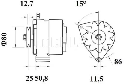 MAHLE ORIGINAL MG 269